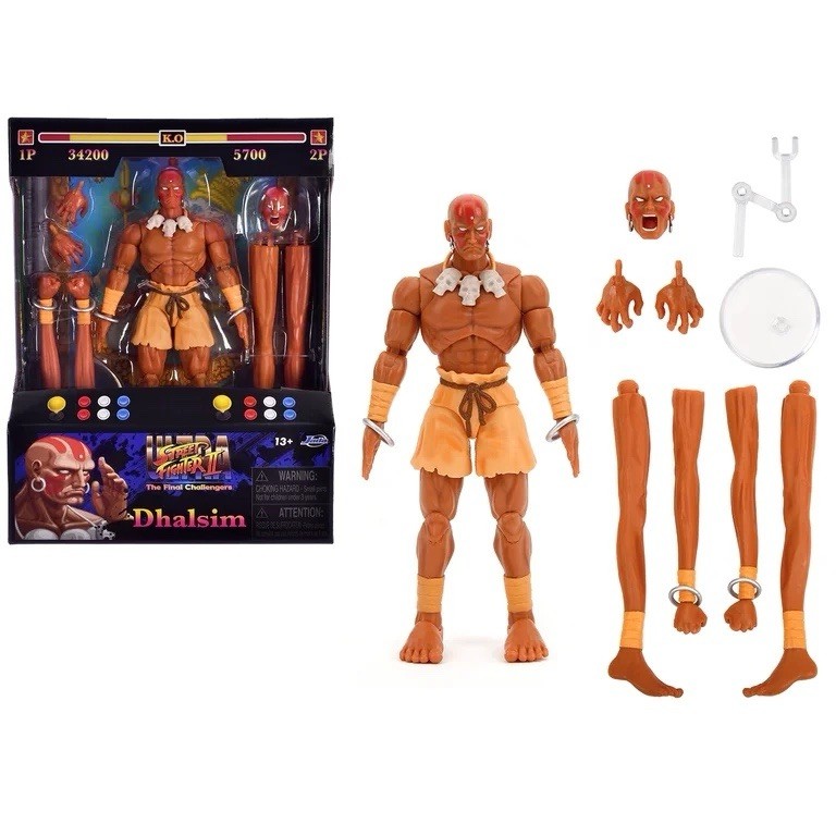 Jada Toys Street Fighter II Ultra Dhalsim 6″ Figure