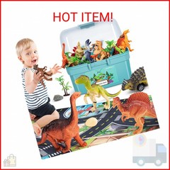 Kiddiworld Dinosaur Toys for 3 4 5 Year Old Boys Gifts, 25 Pieces Dinosaurs Toys