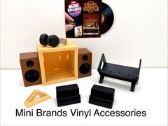 Mini Brands Vinyl Really Works 8 Piece Accessories Set ￼