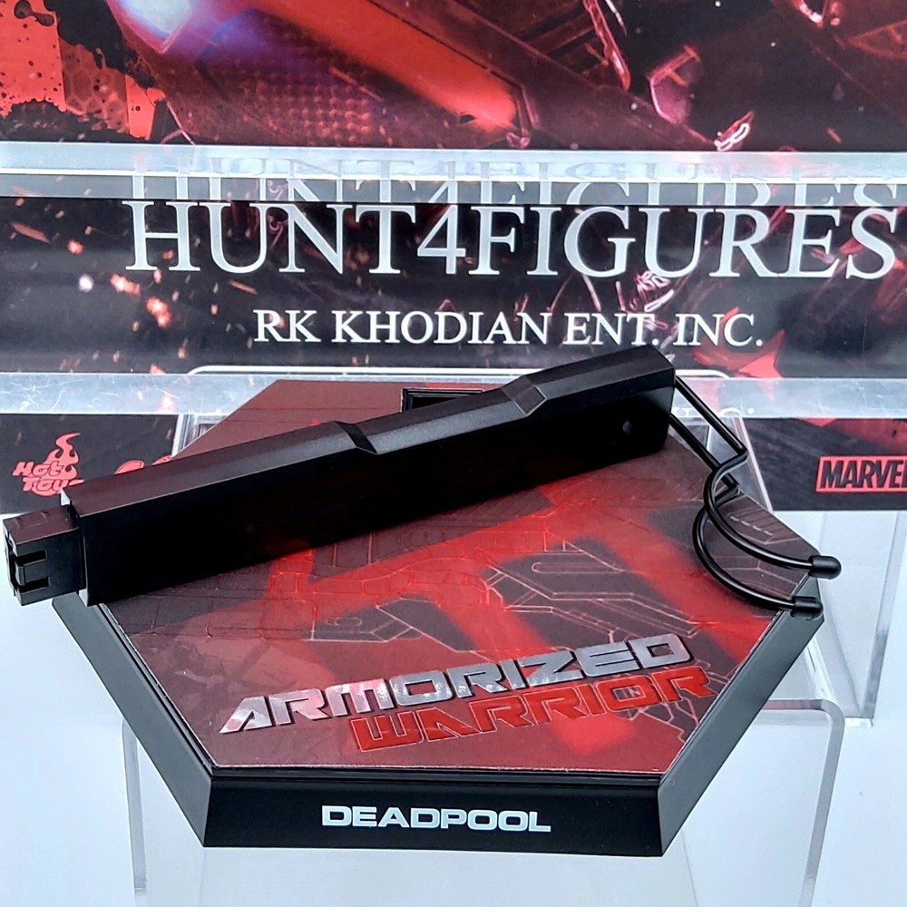 Hot Toys CMS09-D42 Armorized Deadpool 1/6 action Figure’s Base Stand Only