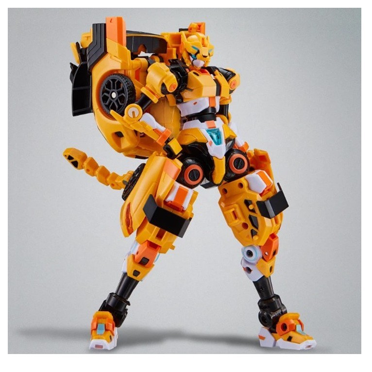 Metal Cardbot W Tachy Transforming Korean Robot Sports Car