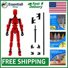 Titan 13 3D Printed Action Figure – Fully Articulated Customizable Robot Toy