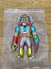 Real Head Elemax Glitter Sofubi 8.3in Vintage Kaiju Monster from Japan Used F/S