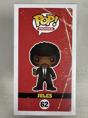 Jules 62 ~ Pulp Fiction ~ Funko Pop Vinyl ~ RARE ~ Samuel L. Jackson + PROTECTOR