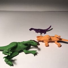 Lot Of 3 DINOSAUR FIGURES Toys Birthday Party Games Christmas Gift