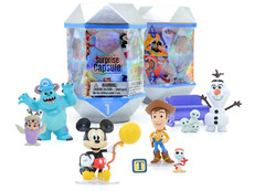 2 packs of Disney Mystery Capsules with surprise Disney & Pixar vinyl figurine