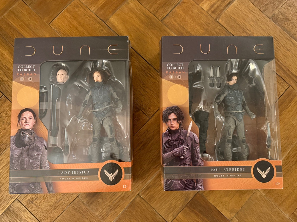 Dune movie 7” Paul Atreides and Lady Jessica Lot of 2 Figures Collect to Build