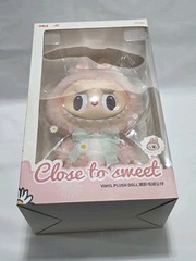Pop Mart Pop Land Mokoko Close to Sweet Series Vinyl Plush Doll Big 38 CM Labubu