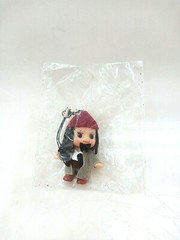 Japan Cute Kewpie Jack Sparrow Costume Mini Figure Keychain Toy Doll Kids