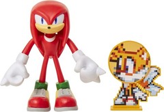 Sonic The Hedgehog 4-Inch Knuckles Toy Figure – Bendable, No Batteries Required