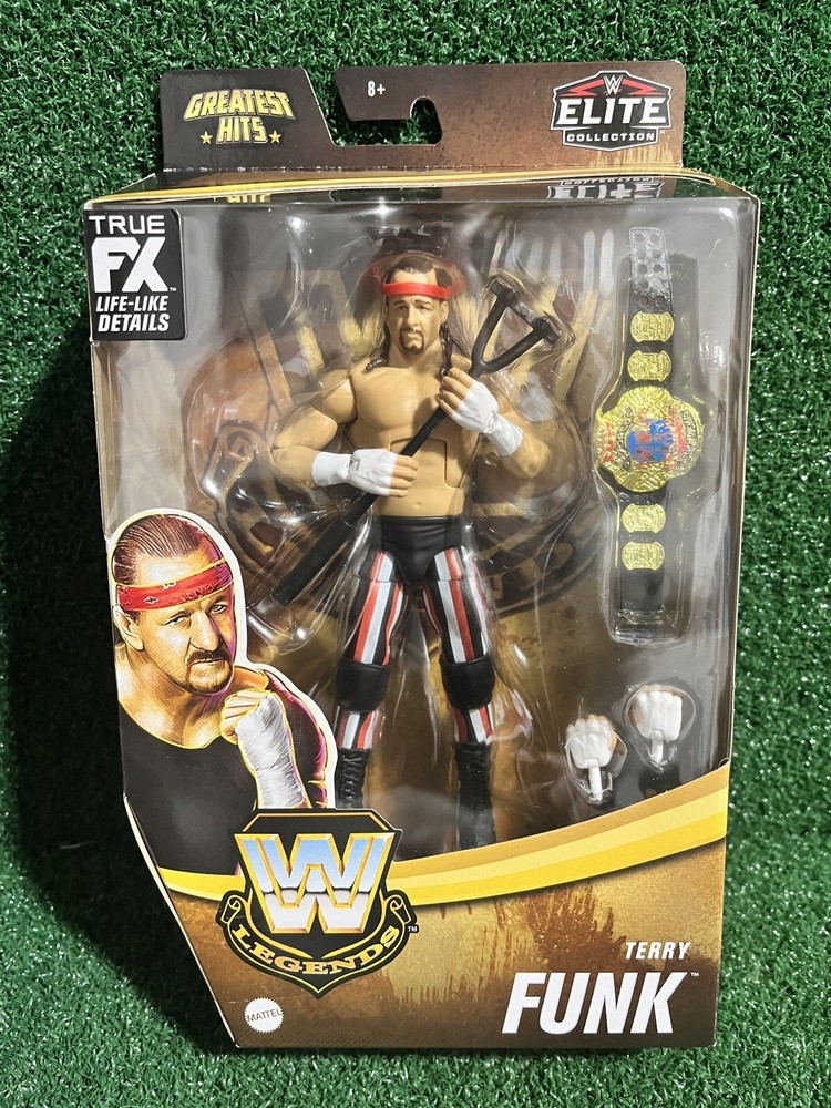 Mattel WWE Elite Legends Greatest Hits TERRY FUNK Wrestling Figure New!!!! 2023