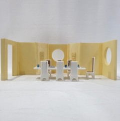 Bespin Cloud City Dining Room Diorama for 6 in Figures