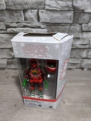 DAMAGED BOX Star Wars Black Series Scout Trooper Holiday Edition Christmas Decor