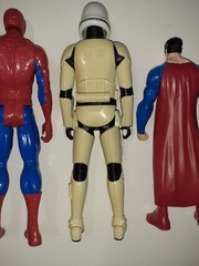 Lot of 4 Hasbro Mattel Action Figures Superhero 9.5-12″ Inch Marvel-DC Comics