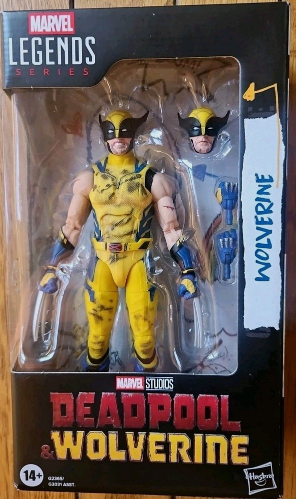 Marvel Legends Series Deadpool & Wolverine 6″ Hugh Jackman Beat Up Suit X-Men