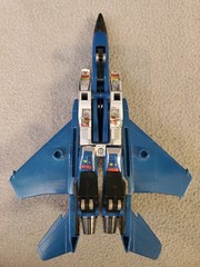 1983 Vintage Transformers G1 Thundercracker Pre-Rub Complete w/ Single Tab Fists