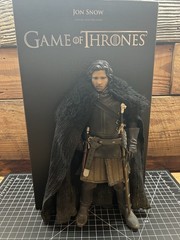 ThreeZero Jon Snow Nightwatch 1/6 Scale Figure Opened Complete Game of Thrones