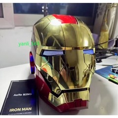 Iron Man 1:1 MK5 Jarvis Deformable Voice Control Wearable Helmet Christmas Mask-