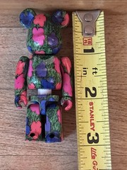 Medicom BE@RBRICK Andy Warhol Flowers 100% 400% Bearbrick Figure Set READ