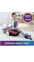 NEW PAW Patrol Mighty Movie Aircraft Carrier HQ Playset Chase Vehicle