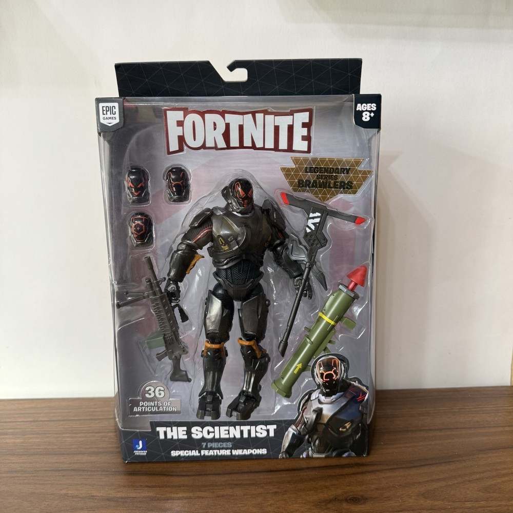 Fortnite Action Figure The Scientist 7″ Legendary Series Brawlers NEW