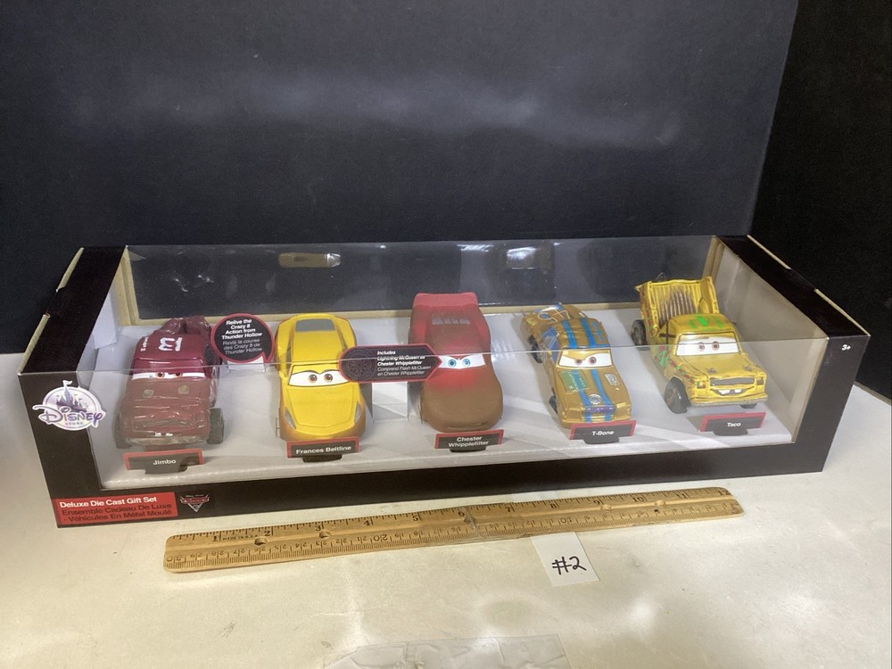 Disney Cars Store Crazy 8 Gift Pack 5 Pack D. Cast Metal Chester Whipplefiter #2