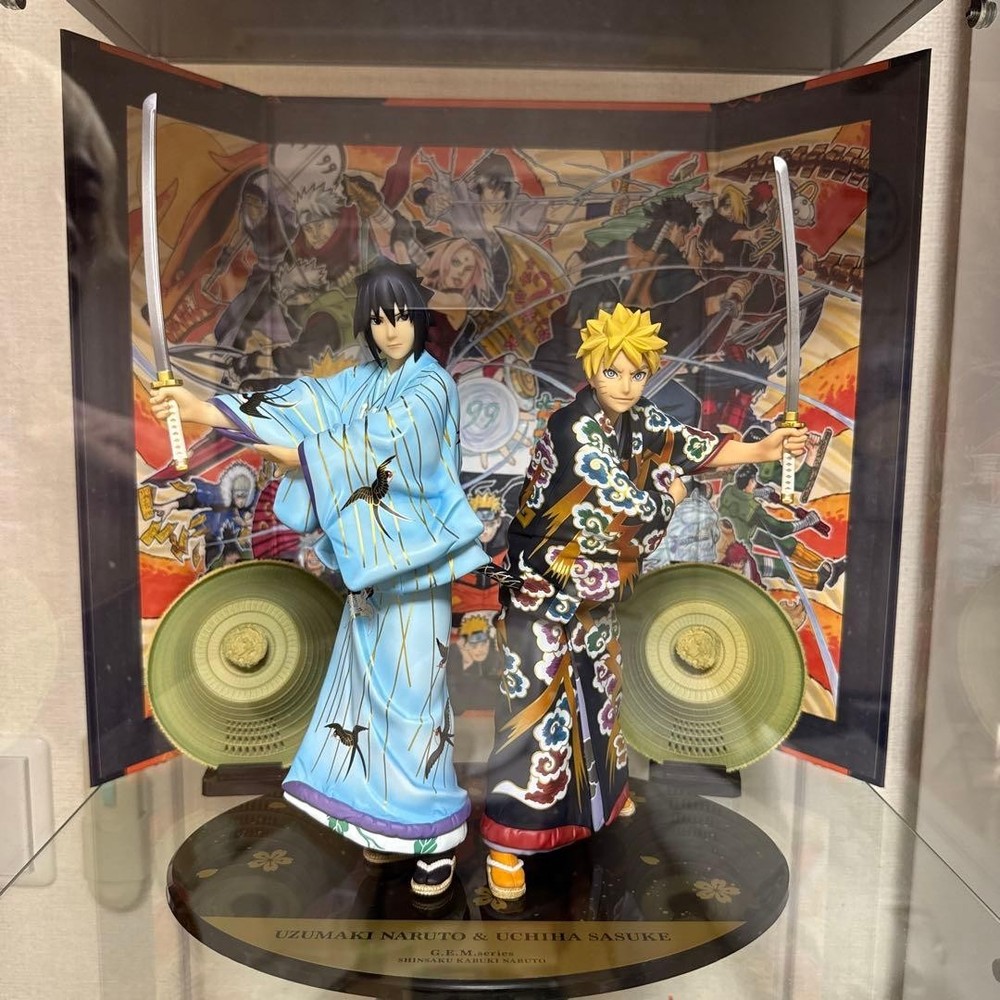 G.E.M. Series: Naruto Uzumaki & Sasuke Uchiha – Kabuki Edition Set (with Bonus)