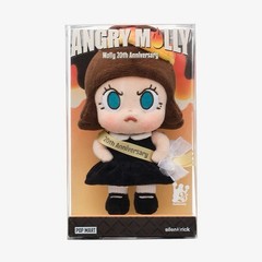 POPMART Angry Molly 20th Anniversary Plush Pendant Indonesia Exclusive New