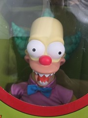 The Simpsons Talking Krusty Doll 16-Inches Tall Good and Evil Krusty Figure New