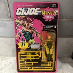 1992 Hasbro GI Joe Ninja Force Scarlett Counter Intelligence New Fast Ship