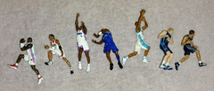 McFarland Sport Picks NBA Lot of 17 Figures 3.75″