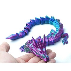16.14inch 3D Printed Dragon Model,Articulated Animals figure,Toys Home Decor