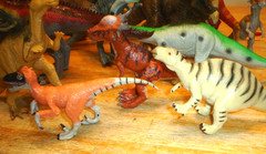 Lot of 18 Plastic Dinosaurs Blip Toys, K&M, Mojo, JMW Sales, Greenbrier Internat