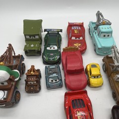 Disney Pixar CARS Mixed Lot Of 12 Die cast Plastic Tow Truck More