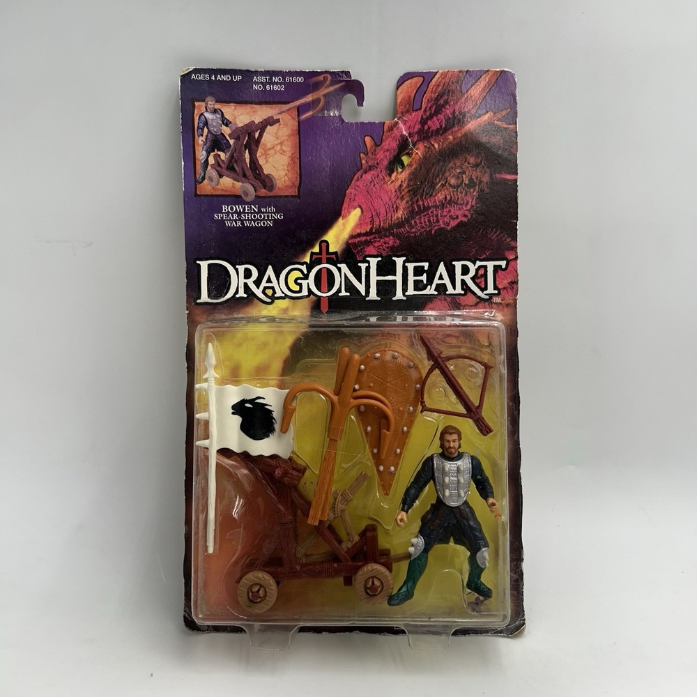 Kenner 1995 Dragonheart Bowen w/Spear-Shooting War Wagon Vintage Collectible