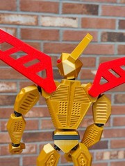 10 Inch Custom Articulated Toy Robots | Gold or Silver