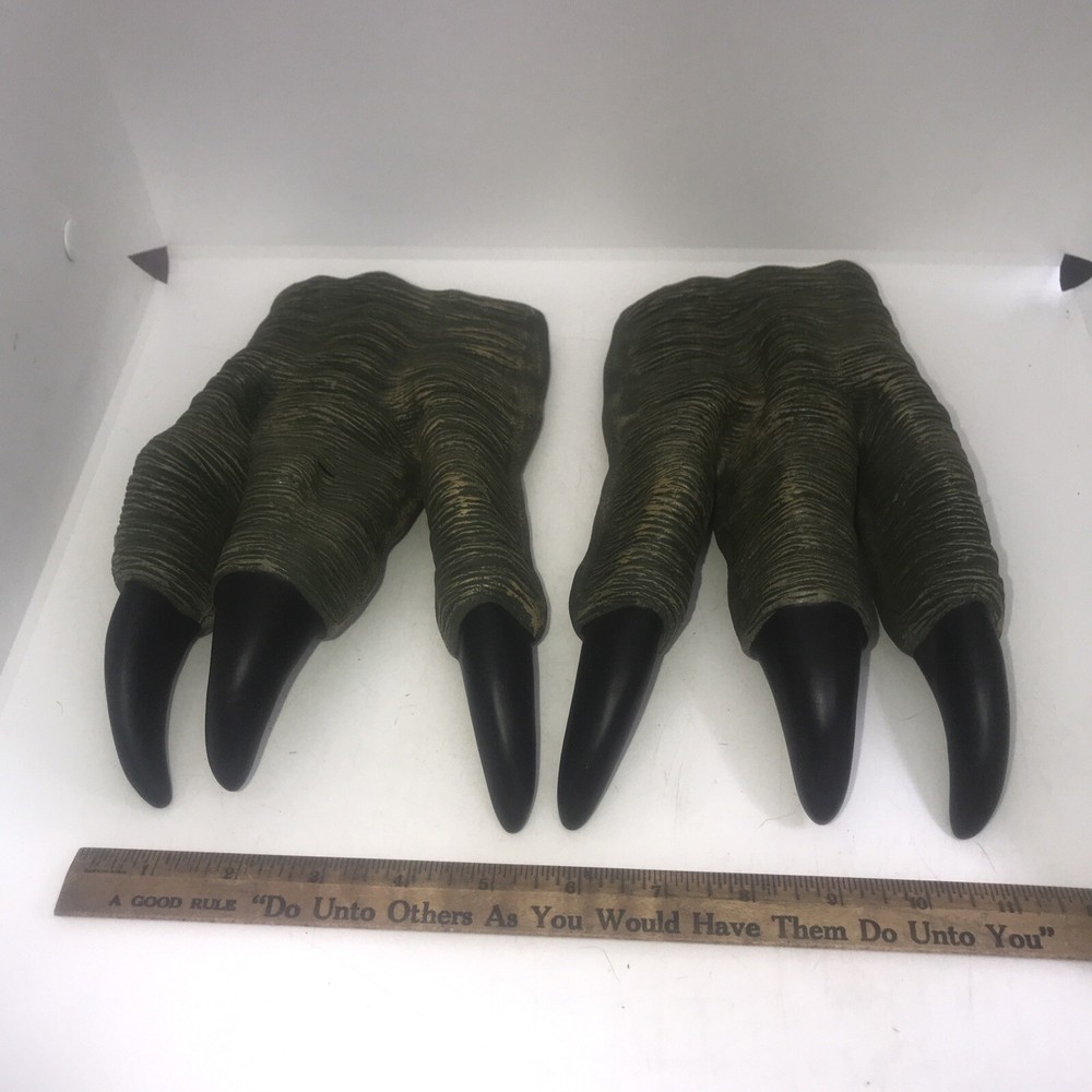 Jurassic Park Dinosaur Green Claws Gloves Costume Raptor Cosplay Or Halloween