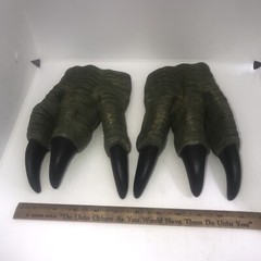 Jurassic Park Dinosaur Green Claws Gloves Costume Raptor Cosplay Or Halloween