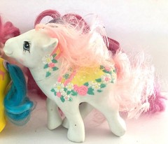 Vintage Lot Of 6 My Little Pony All Say Hong Kong Or China On Foot Hasbro 83-87