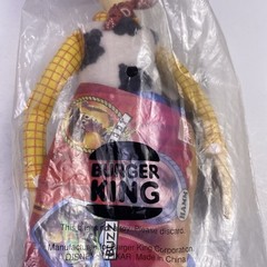 Vtg Burger King Toy Story Woody Doll Figurine ~11” 1995 Plastic/Fabric movie toy
