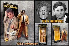 Custom 8″ Mego Peter Falk as LT Frank Columbo Action Figure Boxed