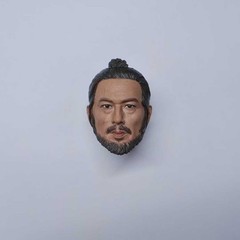 1/6 Male Miyamoto Musashi Beard Man Head Sculpt Model Fit 12″ Action Figure Doll