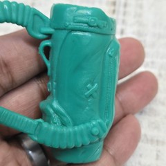 Vintage 1989 TMNT Teenage Mutant Ninja Turtles Casey Jones Golf Bag Club & Bats