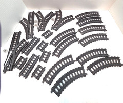 Mixed Lot of 43 Thomas & Friends Assorted Trains and Tracks – As Is for Parts