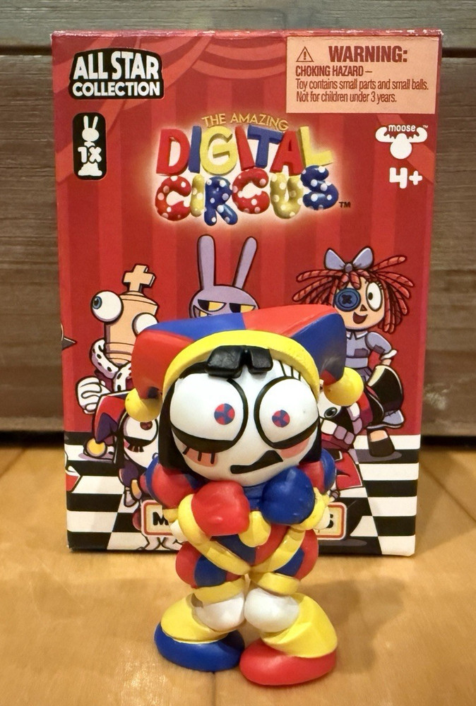 New Moose Toys The Amazing Digital Circus Official Pomni 2″ Mini Vinyl Figure