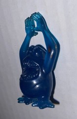 Vintage 1980s Ghostbusters Slimer Action Figure Blue Toy Columbia Kenner