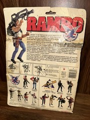 1985 Fire Power Rambo from Rambo Force of Freedom Coleco Figure