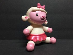Disney Lambie the Lamb Sheep from Doc Mc Stuffins Plastic Toy Figure 4″ Tall