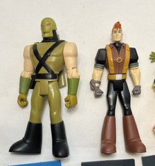 Vintage Cartoon Network Secret Saturdays Action Figure Lot Cryptid Mattel