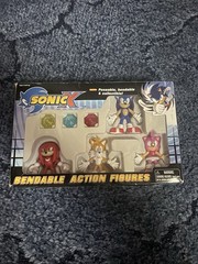 Toy Island Sonic X Bendable Action Figure 4 Pack RARE ON HOLD